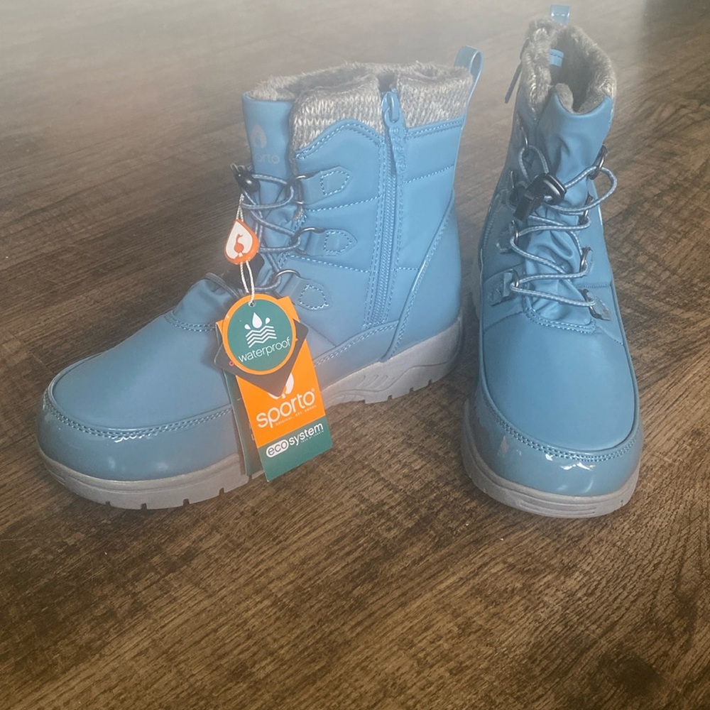 Blue Sporto rain boot